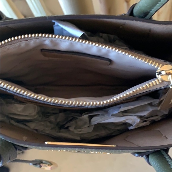 Olive Green Michael Kors Mercer Crossbody - Picture 5 of 8